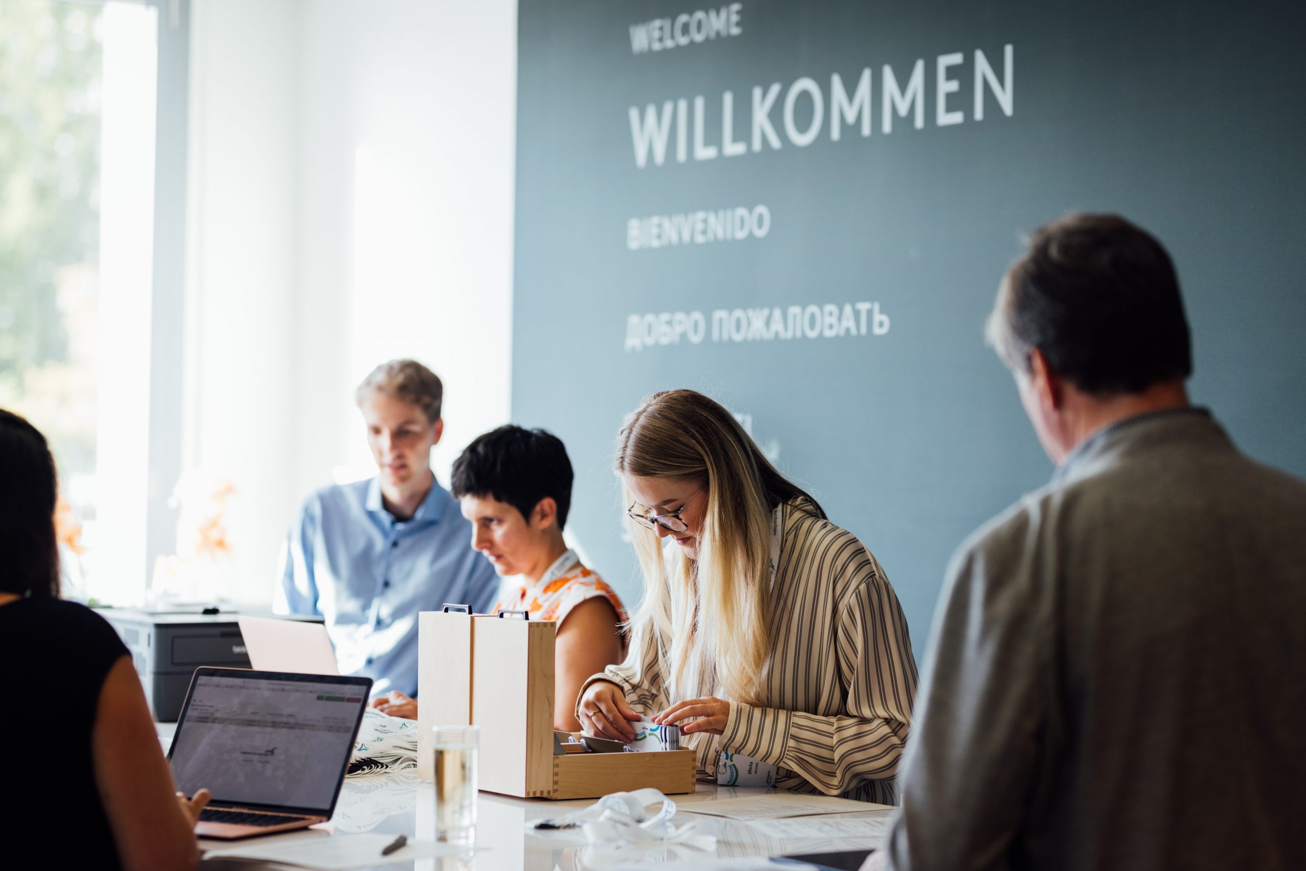 Willkommenscounter beim Kongress